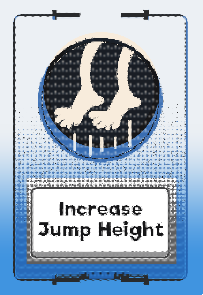 Increase Jump Height card artwork in Scarlet Skips