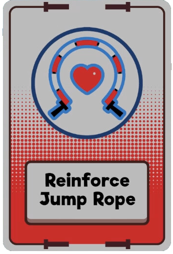 Reinforce Jumprope card artwork in Scarlet Skips